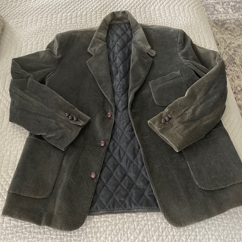Mens LL Bean XL Tall corduroy blazer